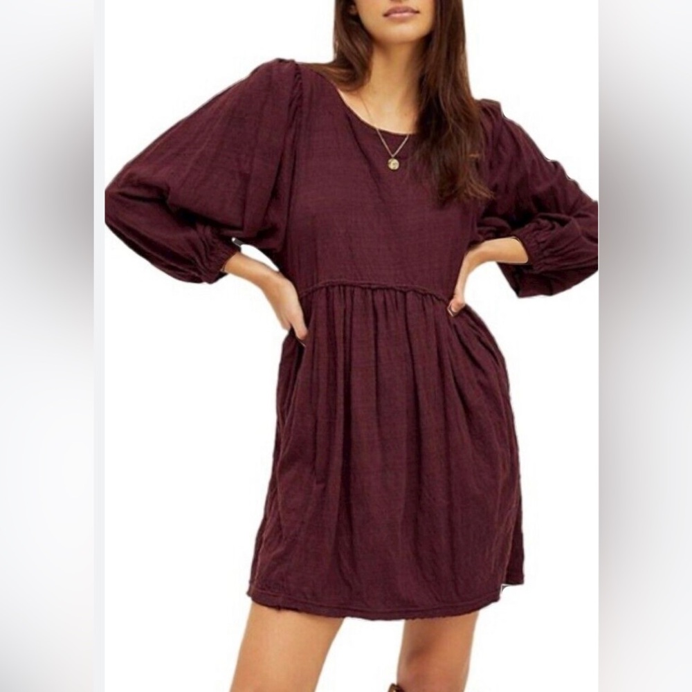 Free People Beach Get Obsessed Boho Baby Doll dress S
